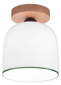 Kolarz A1352.11.G - Přisazený lustr NONNA 1xE27/60W/230V dub/bílá/zelená