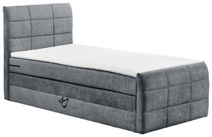 POSTEL BOXSPRING, 100/200 cm, antracitová MID.YOU - Jednolůžkové postele, Online Only