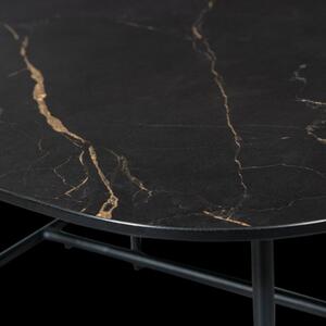 Kávový stůl VAJEN černý 70x70 cm WOOOD
