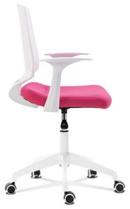 Dětská otočná židle na kolečkách PIPI – s područkami, více barev Růžová