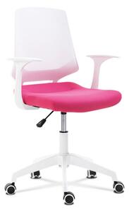 Dětská otočná židle na kolečkách PIPI – s područkami, více barev Růžová