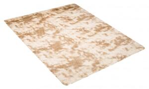 Makro Abra Kusový koberec moderní SILK DYED 575 jemný měkký béžový Rozměr: 120x170 cm