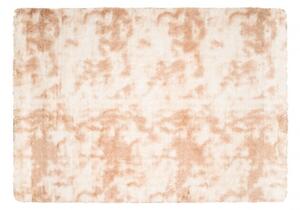 Makro Abra Kusový koberec moderní SILK DYED 576 jemný měkký světle béžový Rozměr: 160x230 cm