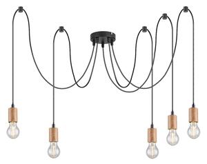 Rabalux 72075 - Lustr na lanku DOLLIEN 5xE27/60W/230V pavouk buk