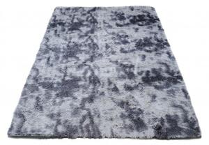 Makro Abra Kusový koberec moderní SILK DYED 577 jemný měkký šedý Rozměr: 200x300 cm