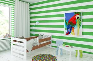 BabyBeds Dětská postel HAPPY Velikost postele: 160x80 cm, Barevné provedení: Šedá, Úložný prostor: Ne, bez úložného prostoru