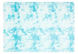 Makro Abra Kusový koberec moderní SILK DYED jemný měkký lehký modrý Rozměr: 140x200 cm