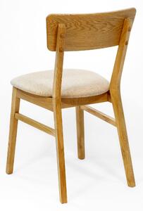 Dubová židle čalouněná 08