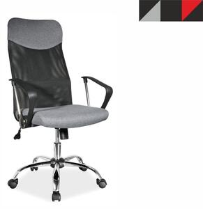 Kancelářská židle - Q-025, čalouněná Čalounění: černá