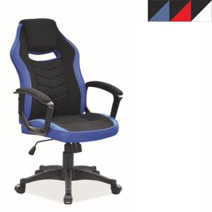 SIGNAL Kancelářská židle - CAMARO, čalouněná, různé barvy na výběr Čalounění: černá/červená