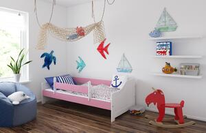 BabyBeds Dětská postel LILI Velikost postele: 160x80 cm, Barevné provedení: Růžová, Úložný prostor: Ne, bez úložného prostoru