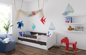 BabyBeds Dětská postel LILI Velikost postele: 180x80 cm, Barevné provedení: Ořech, Úložný prostor: Ano, s úložným prostorem