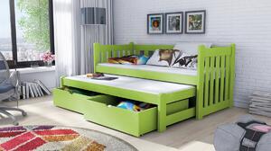 Dětská postel Swen výsuvná DPV 002 Certifikát Bílá 90 x 200 cm