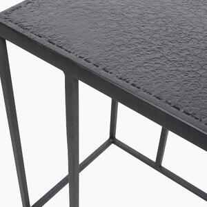 Konferenční stůl FEBE kovový černý 55x45cm WOOOD