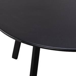Konferenční stolek FER kovový černý Ø70CM WOOOD