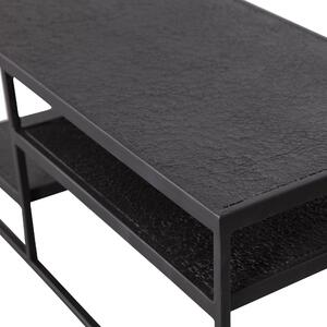 Konferenční stůl FEBE kovový černý 40x90cm WOOOD