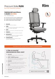 RIM kancelářská židle FLEXI FX 1104.083.022 skladová