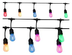 LED Venkovní dekorační řetěz PARTY NEON 7,6 m 10xE27/0,6W/36V IP44