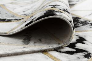 Makro Abra Kusový koberec EMERALD 1020 Luxusní geometrický krémový černý zlatý Rozměr: 240x330 cm