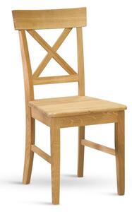 Dřevěná jídelní židle Stima OAK MASIV – dub, nosnost 130 kg