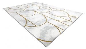 Makro Abra Kusový koberec EMERALD 1016 Luxusní art deco krémový zlatý Rozměr: 240x330 cm