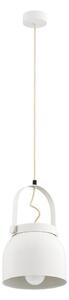 Argon 8280 - Lustr na lanku LOGAN 1xE27/15W/230V pr. 20 cm bílá