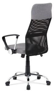 Kancelářská otočná židle GOVAN na kolečkách — kov, látka, více barev Červená