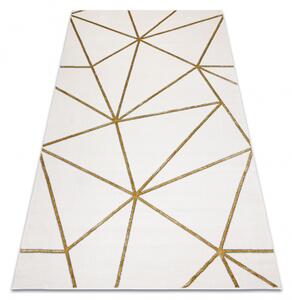 Makro Abra Kusový koberec EMERALD 1013 Luxusní geometrický krémový zlatý Rozměr: 200x290 cm