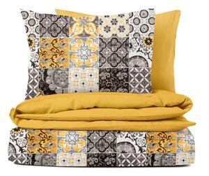 Ervi bavlněné povlečení oboustranné - ornament Maroko/žluté
