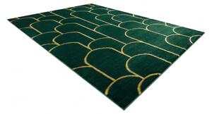 Makro Abra Kusový koberec EMERALD 1021 Luxusní geometrický moderní zelený zlatý Rozměr: 200x290 cm