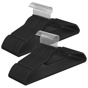 SONGMICS Ramínka na šaty černé 43 cm 50 ks
