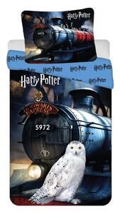 Bavlněné dětské povlečení na jednolůžko 140x200 cm Harry Potter "Hogwarts Express" – Jerry Fabrics