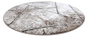 Moderní kulatý koberec COZY 8872 Wall, geometrický,trojúhelníky Str velikost kruh 120 cm | krásné koberce cz