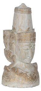 3198 Dekorativní postava Bílý Přírodní Hinduista 20 x 20 x 40 cm