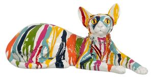 BigBuy Home Dekorativní postava Kočka 33,5 x 15,5 x 15 cm