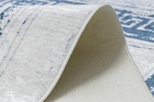 ANDRE mycí kobereček 1213 řecký vintage protiskluz bílá / modrý velikost 160x220 cm | krásné koberce cz