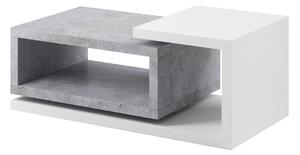 Konferenční stolek Bota 97 - Bílý / beton colorado