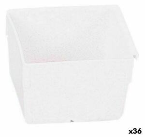 BigBuy Home Multifunkční box Modulovat Bílý 8 x 8 x 5,3 cm (36 Kusů)