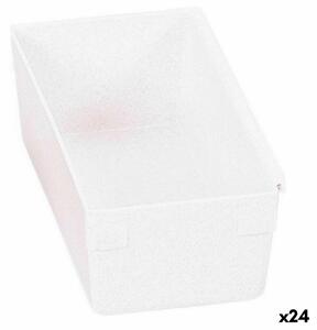 BigBuy Home Multifunkční box Modulovat Bílý 15 x 8 x 5,3 cm (24 kusů)