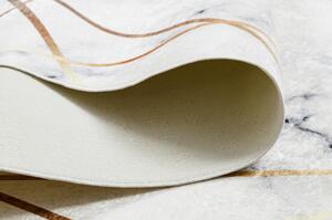 ANDRE mycí kobereček 1220 Mramor, geometrický protiskluz bílá velikost 120x170 cm | krásné koberce cz
