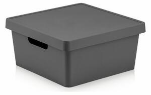 Úložný box s víkem Confortime 10 L s víkem Hranatý (6 kusů)
