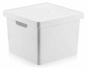 Úložný box s víkem Confortime 17 L s víkem Hranatý (6 kusů)