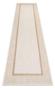 Dywany Luszczow Kusový koberec, běhoun SISAL SION Rám 21782 ecru, béžová Rozměr koberce: 60 x 300 cm