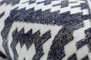 Makro Abra Moderní kusový koberec MUNDO E0561 outdoor geometrický 3D modrý béžový Rozměr: 120x170 cm