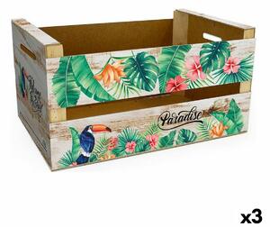 Úložný box Confortime Paradise (3 kusů) (44 x 24,5 x 23 cm)