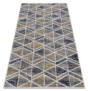 Makro Abra Moderní kusový koberec MUNDO D7891 outdoor geometrický 3D šedý béžový Rozměr: 160x220 cm