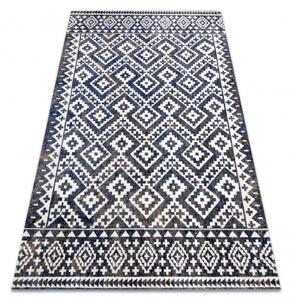 Makro Abra Moderní kusový koberec MUNDO E0561 outdoor geometrický 3D modrý béžový Rozměr: 80x150 cm
