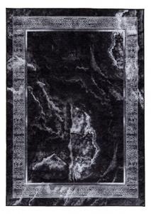 MIRO 51278.810 mycí kobereček Mramor, řecký protiskluz černý / bílá velikost 120x170 cm | krásné koberce cz