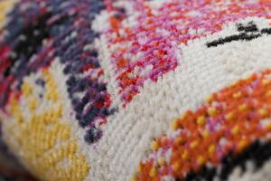 Makro Abra Moderní kusový koberec MUNDO D7682 outdoor růžový béžový Rozměr: 80x250 cm