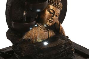 Izvor Home ESPRIT Pryskyřice Buddha Orientální 21 x 19 x 27 cm (2 kusů)